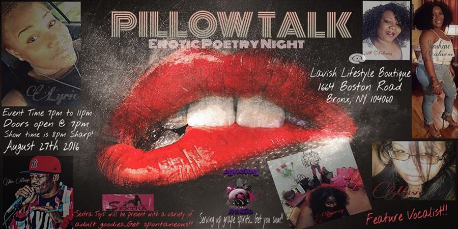 Pillow Talk" An Erotic Poetry Night!!